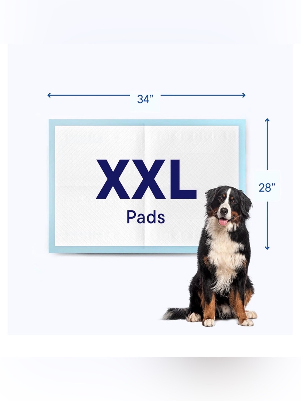 Stack Man 50 Count Dog Pads Extra Large 28" x 34" Leak-Proof Dog Pee Pads